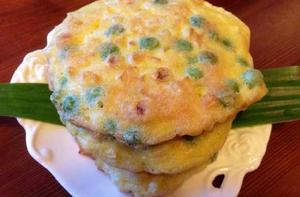 豌豆雞蛋餅 豌豆雞蛋餅