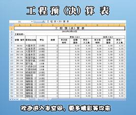 工程預決算 工程預決算