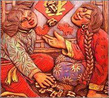 民俗畫——嘎拉哈