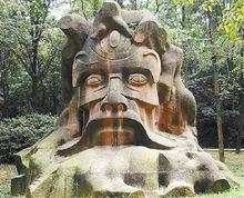 熊繹的祖父鬻熊雕像