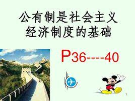 公有制經濟 公有制經濟