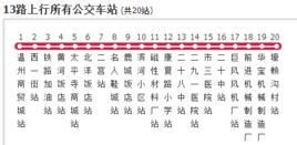 包頭公交13路 包頭公交13路