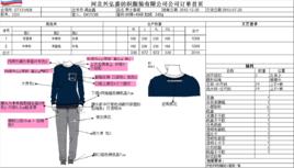 服裝理單 服裝理單