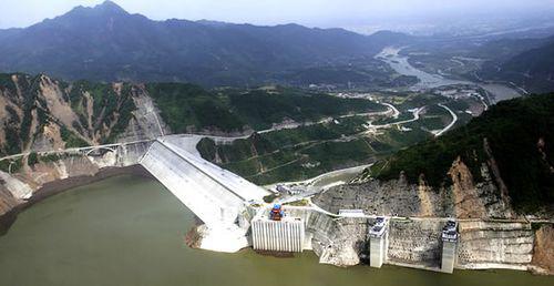 紫坪鋪水庫及下遊河段