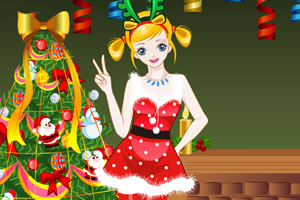 可愛聖誕女孩 可愛聖誕女孩