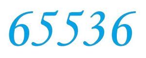65536 65536