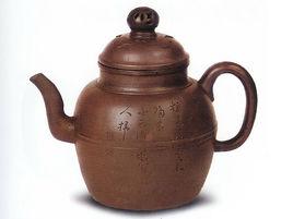 金錢如意紋壺 金錢如意紋壺