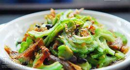 豆豉鯪魚炒苦瓜 豆豉鯪魚炒苦瓜