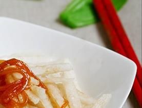 京糕蜜汁雪梨絲