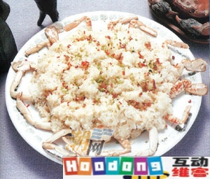 紅蟹炊糯飯