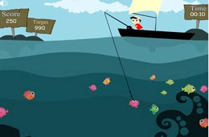 釣魚小男孩 釣魚小男孩