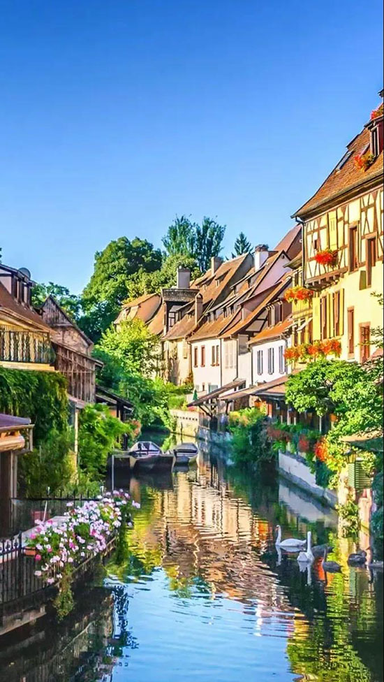 選一個鮮花寵幸的小鎮,和你安靜終老餘生。