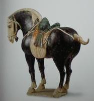 黑釉三彩馬 黑釉三彩馬