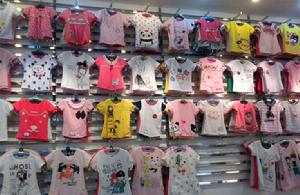 酷童寶貝市場門市部一角