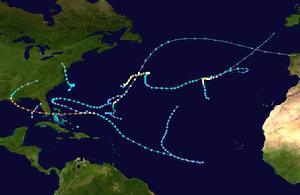 1992年大西洋颶風季時間軸 1992年大西洋颶風季時間軸
