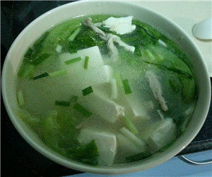 蔥花豆腐湯 蔥花豆腐湯