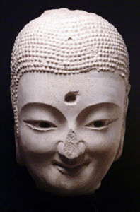 盧舍那丈八佛石雕頭像 盧舍那丈八佛石雕頭像