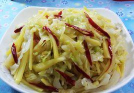 酸辣白菜土豆絲 酸辣白菜土豆絲