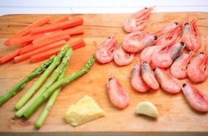 蘆筍馬蹄北極蝦 蘆筍馬蹄北極蝦