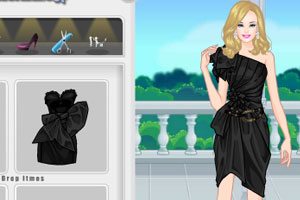 芭比黑色小洋裝 芭比黑色小洋裝