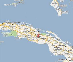 客機在古巴聖斯皮里圖斯的一個村莊附近墜毀