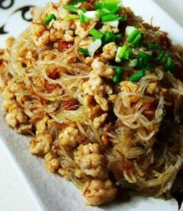 蔥香肉末紅燒冬粉 蔥香肉末紅燒冬粉