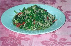 青椒銀絲 青椒銀絲