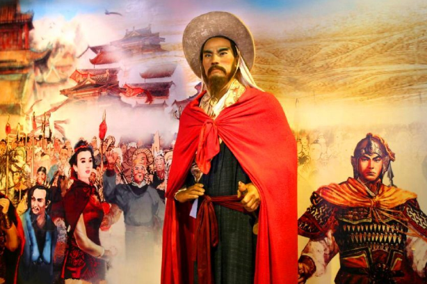 “闖王”李自成蠟像