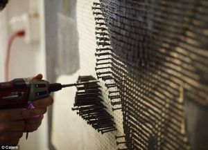 螺釘肖像畫創作過程