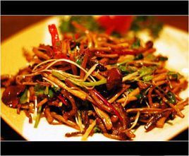 乾煸鱔魚茶樹菇 乾煸鱔魚茶樹菇