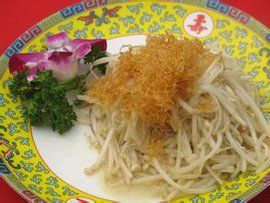 金針銀芽干貝酥 金針銀芽干貝酥