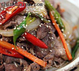 炒牛肉片 炒牛肉片