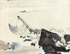 扁舟捕魚圖 扁舟捕魚圖