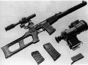 前蘇聯VSS9mm微聲狙擊步槍 前蘇聯VSS9mm微聲狙擊步槍