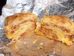 黃金酥皮辣肉餅