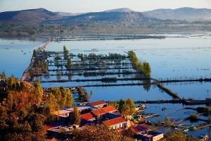 微山湖漁村 微山湖漁村