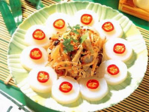 洋姜茭白拌拉皮 洋姜茭白拌拉皮