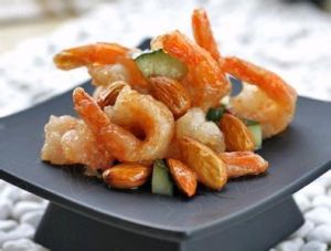 檸香杏仁酥蝦球 檸香杏仁酥蝦球