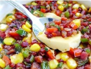 彩衣蛋羹 彩衣蛋羹