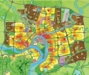 東津新區規劃圖