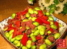 肉炒毛豆