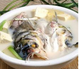 豆腐芫荽魚頭湯 豆腐芫荽魚頭湯