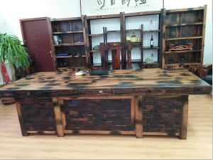 山東臨沂百年古船木家具廠 