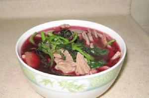 鹹蛋莧菜豬肝湯 鹹蛋莧菜豬肝湯