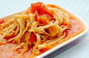 澆汁針菇冷豆腐 澆汁針菇冷豆腐