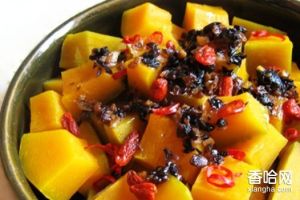 豆豉蒸南瓜 豆豉蒸南瓜