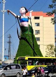 花堆雕塑 花堆雕塑