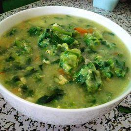 韭菜疙瘩湯 韭菜疙瘩湯