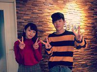 李奧軒和香澤香純合影