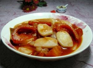 番茄羊肉年糕 番茄羊肉年糕